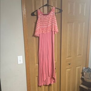 Pink Summertime Tank-top Dress Kids